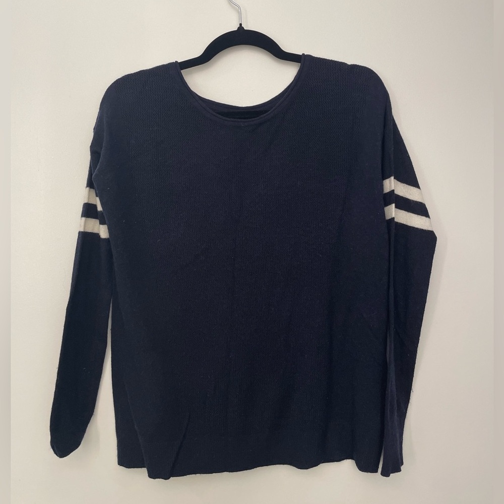 American Eagle Ahh-mazingly Soft Crew Neck Sweater with White Stripes Size XS